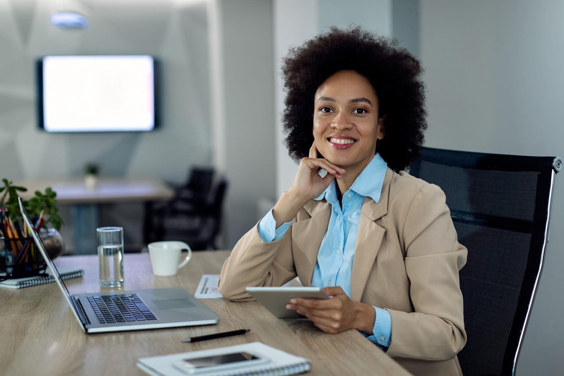 An advisor walking a client through their investment plan