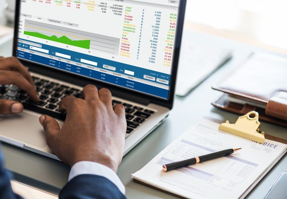 A portfolio being reviewed position by position