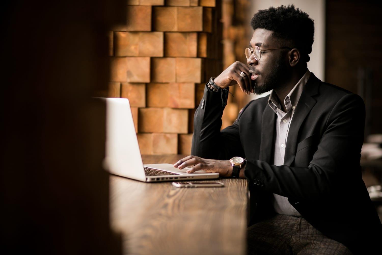 An investor reviewing their portfolio